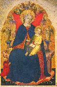 Pietro, Nicolo di Virgin and Child with the Donor Vulciano Belgarzone da Zara oil painting